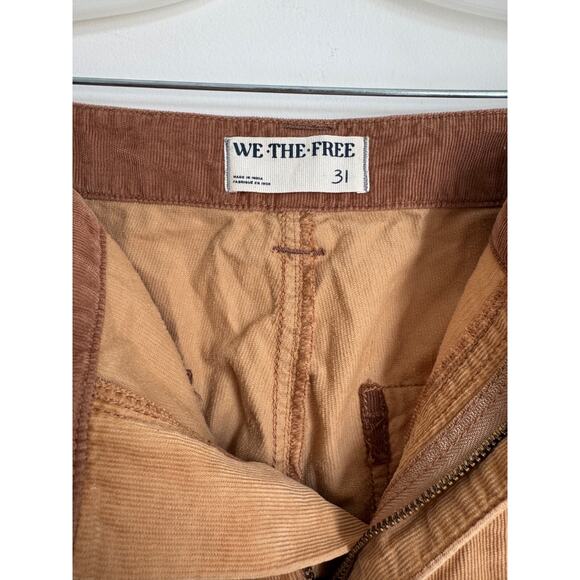 Free People No Boundaries Pieced Cord Jean Flares We The Free - Picture 5 of 10